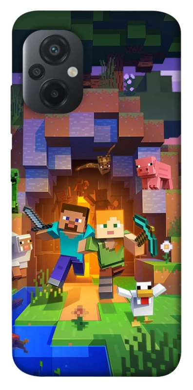 Чохол на Xiaomi Poco M5 Minecraft game фото 1 з 1