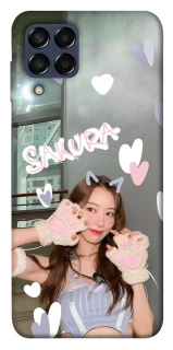 Чехол на Samsung Galaxy M33 5G Sakura - LE SSERAFIM фото 1 из 1