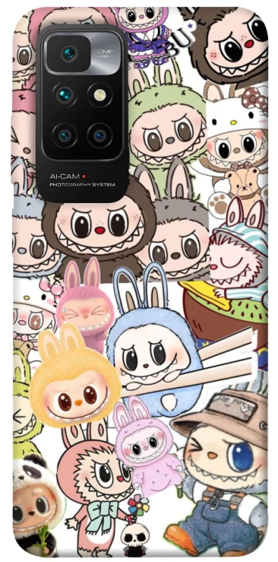 Чохол на Xiaomi Redmi 10 All Labubus фото 1 з 1