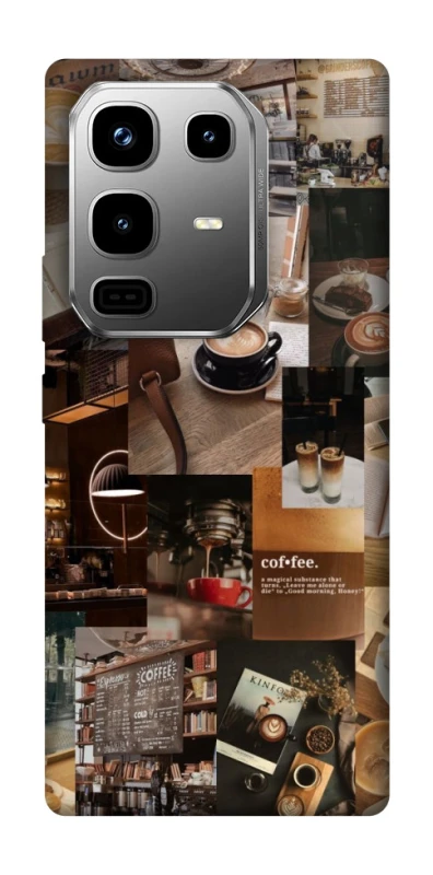 Чохол на Infinix Note 50 Pro Coffee collage ver.2 фото 1 з 1