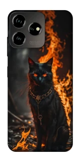 Чохол на ZTE Blade V50 Design 4G Вогняний кіт фото 1 з 1