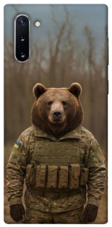 Чехол на Samsung Galaxy Note 10 Медведь защитник фото 1 из 1