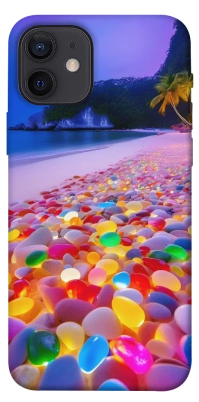 Чохол на Apple iPhone 12 (6.1") Каміння світиться на березі фото 1 з 1