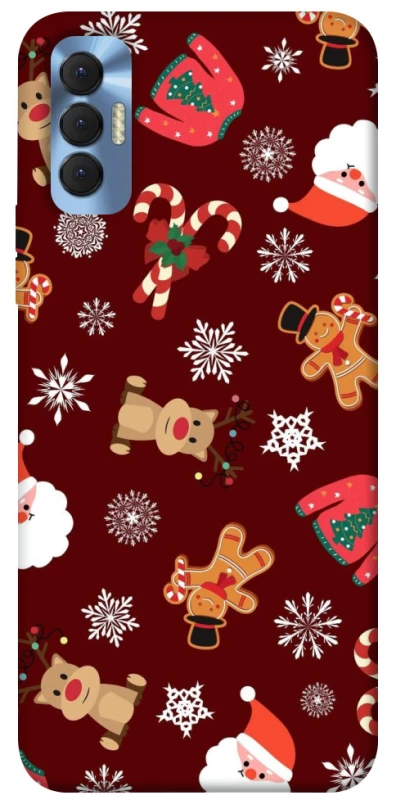 Чехол на TECNO Spark 8P Новогодний v6 фото 1 из 1