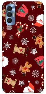 Чехол на TECNO Spark 8P Новогодний v6 фото 1 из 1