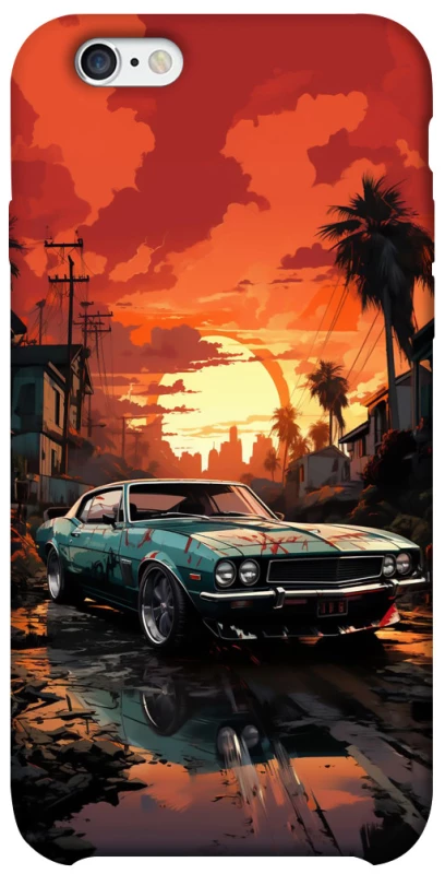Чохол на Apple iPhone 6/6s (4.7") Car at sunset фото 1 з 1