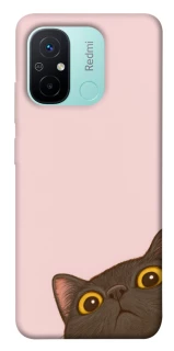 Чохол на Xiaomi Redmi 12C / Poco C55 Peeping cat фото 1 з 1
