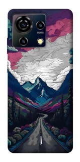 Чехол на ZTE Blade V50 Vita Нарисованные горы фото 1 из 1