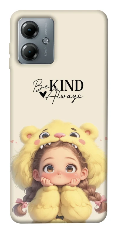 Чохол на Motorola Moto G14 Be kind фото 1 з 1
