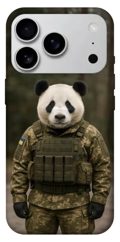 Чехол на Apple iPhone 18 Pro Max Панда защитник фото 2 из 2