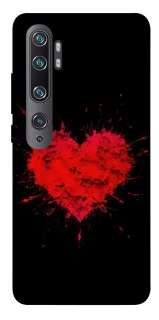 Чехол на Xiaomi Mi Note 10 / Note 10 Pro / Mi CC9 Pro Splash heart фото 1 из 1