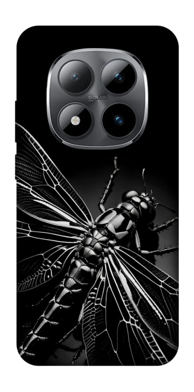 Чохол на Xiaomi Redmi Note 15 Pro 5G Black dragonfly фото 1 з 1