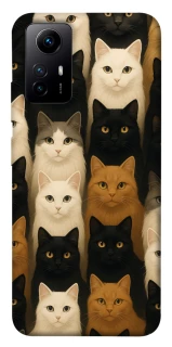 Чехол на Xiaomi Redmi Note 12S Colorful Cat Collage фото 1 из 1