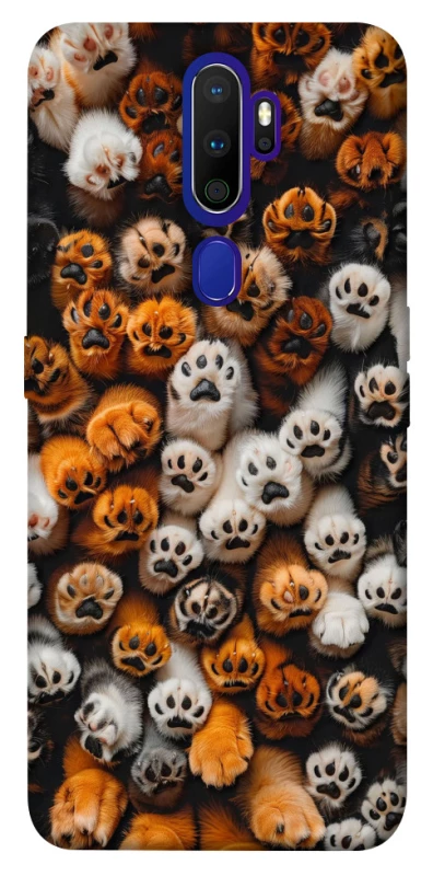 Чохол на Oppo A5 (2020) / Oppo A9 (2020) Сat paws фото 1 з 1