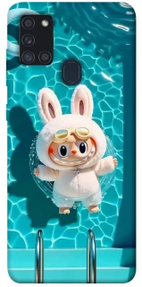 Чехол на Samsung Galaxy A21s Labubu in the pool ver.2 фото 1 из 1