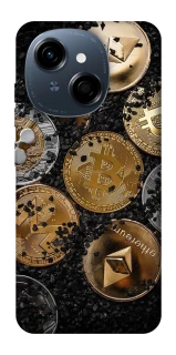 Чохол на TECNO Spark Go 1 Many coins v2 фото 1 з 1