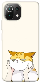 Чехол на Xiaomi Mi 11 Lite Cat bun фото 1 из 1