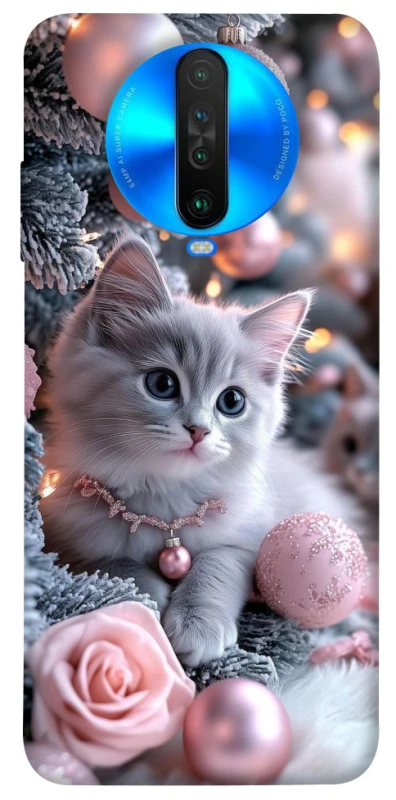 Чохол на Xiaomi Poco X2 Christmas Kitty фото 1 з 1