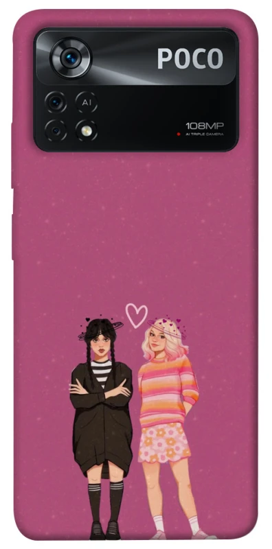 Чохол на Xiaomi Poco X4 Pro 5G Raven & Rainbow Wednesday фото 1 з 1