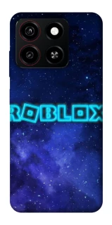 Чохол на ZTE Blade A35 4G Roblox Space Logo Blue фото 1 з 1
