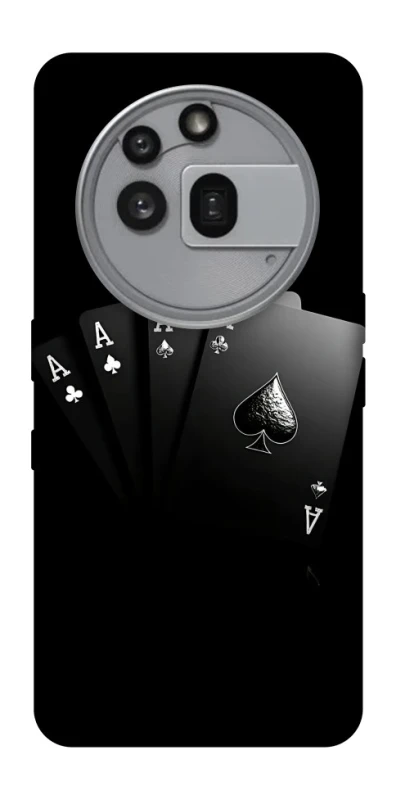 Чохол на Nothing Phone (3a) Pro Black Cards фото 1 з 1