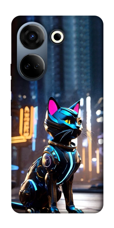 Чохол на TECNO Camon 20 Pro (CK7n) Cyber cat фото 1 з 1
