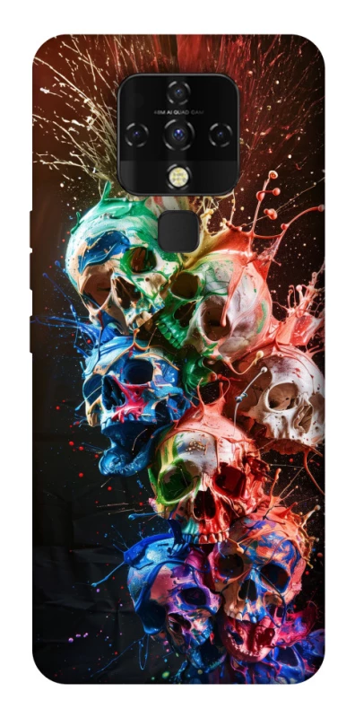 Чохол на TECNO Camon 16 SE Skulls фото 1 з 1