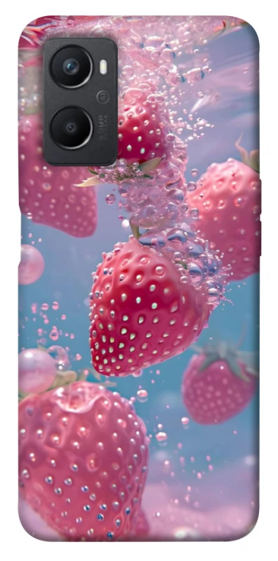 Чохол на Oppo A96 Полуниця в воді фото 1 з 1