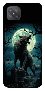 Чохол на Oppo A92s Вовк під місяцем фото 1 з 1
