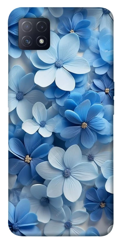Чохол на Oppo A72 5G / A73 5G Сині квіти фото 1 з 1