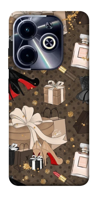 Чехол на Infinix Hot 40i Fashion collage ver.1 фото 1 из 1