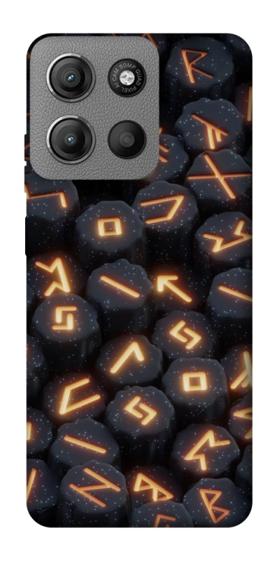 Чехол на Motorola Moto G15 4G Огненые руны фото 1 из 1