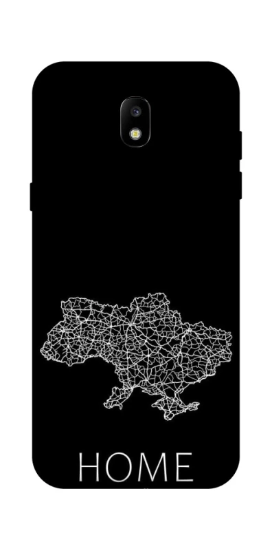 Чохол на Samsung Galaxy J5 (2017) Ukraine black map фото 1 з 1