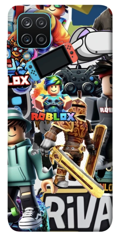 Чохол на Samsung Galaxy M12 Roblox collage ver.1 фото 1 з 1