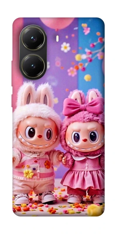 Чехол на Xiaomi Poco X6 Pro Labubu twins ver.2 фото 1 из 1