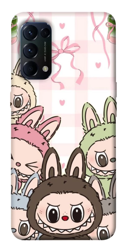 Чохол на Oppo Reno 5 4G All Labubu 2 фото 1 з 1