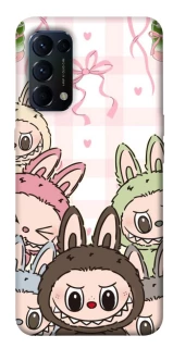 Чехол на Oppo Reno 5 4G All Labubu 2 фото 1 из 1