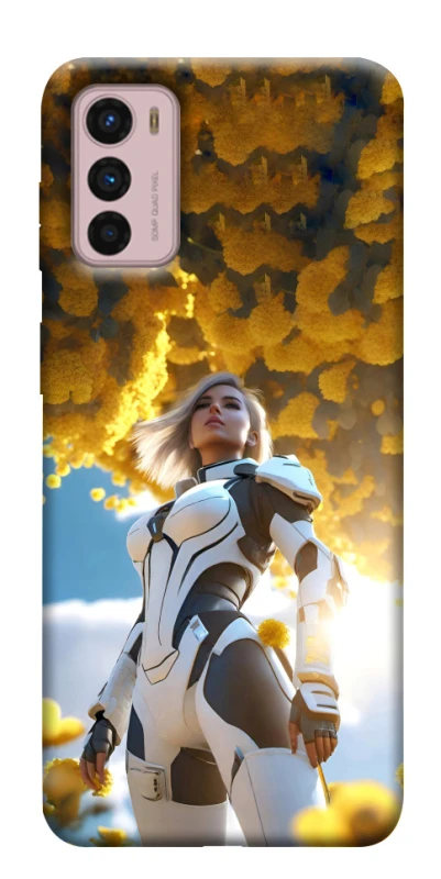 Чохол на Motorola Moto G42 Cyber space girl ver.3 фото 1 з 1