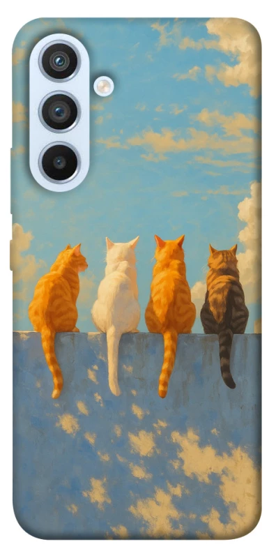 Чехол на Samsung Galaxy A54 5G cats on wall фото 1 из 1