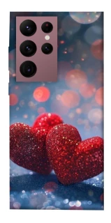Чехол на Samsung Galaxy S22 Ultra Red hearts фото 1 из 1