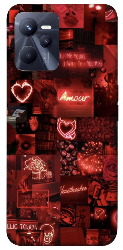 Чохол на Realme C35 Love collage ver.6 фото 1 з 1