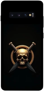 Чохол на Samsung Galaxy S10+ Golden Skull фото 1 з 1