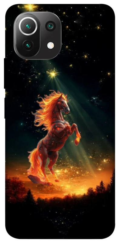 Чохол на Xiaomi Mi 11 Lite Red Fire Horse ver.2 фото 1 з 1