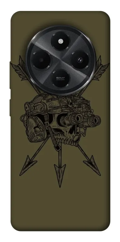 Чохол на Xiaomi Redmi A3 Pro Mil skull фото 1 з 1