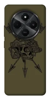 Чохол на Xiaomi Redmi A3 Pro Mil skull фото 1 з 1