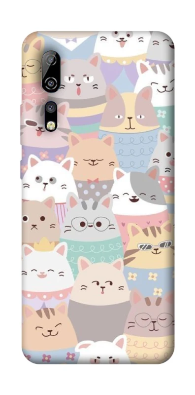 Чехол на ZTE Axon 10 Pro Funny Kittens ver.2 фото 1 из 1
