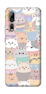 Чехол на ZTE Axon 10 Pro Funny Kittens ver.2 фото 1 из 1