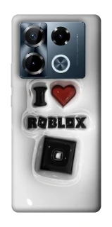 Чохол на Infinix Note 40 Pro 4G I love Roblox фото 1 з 1