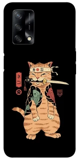 Чехол на Oppo A74 4G Кот-самурай фото 1 из 1