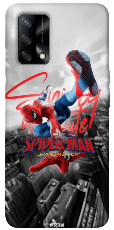 Чехол на Oppo A74 4G Spider Man ver.1 фото 1 из 1